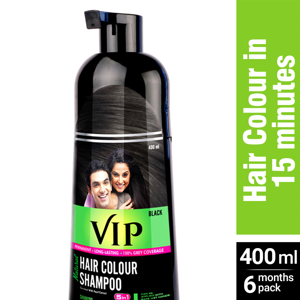 VIP_400ml Hair color Shampoo - Telesky Shopping